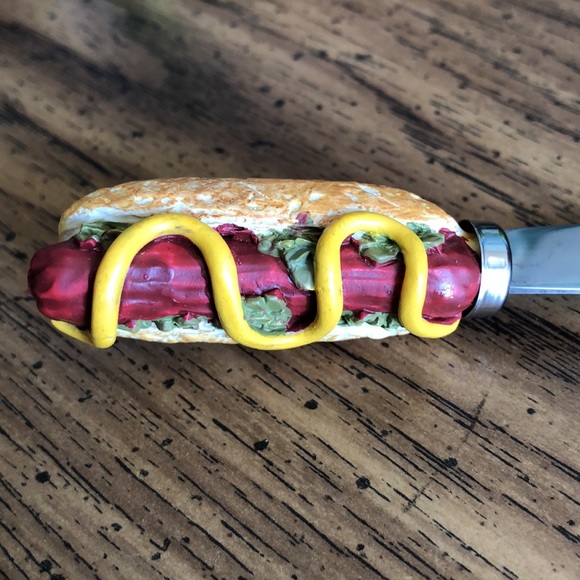 NEW Vintage BBQ Themed Stainless Steel Knife Spreaders - Picture 3 of 12